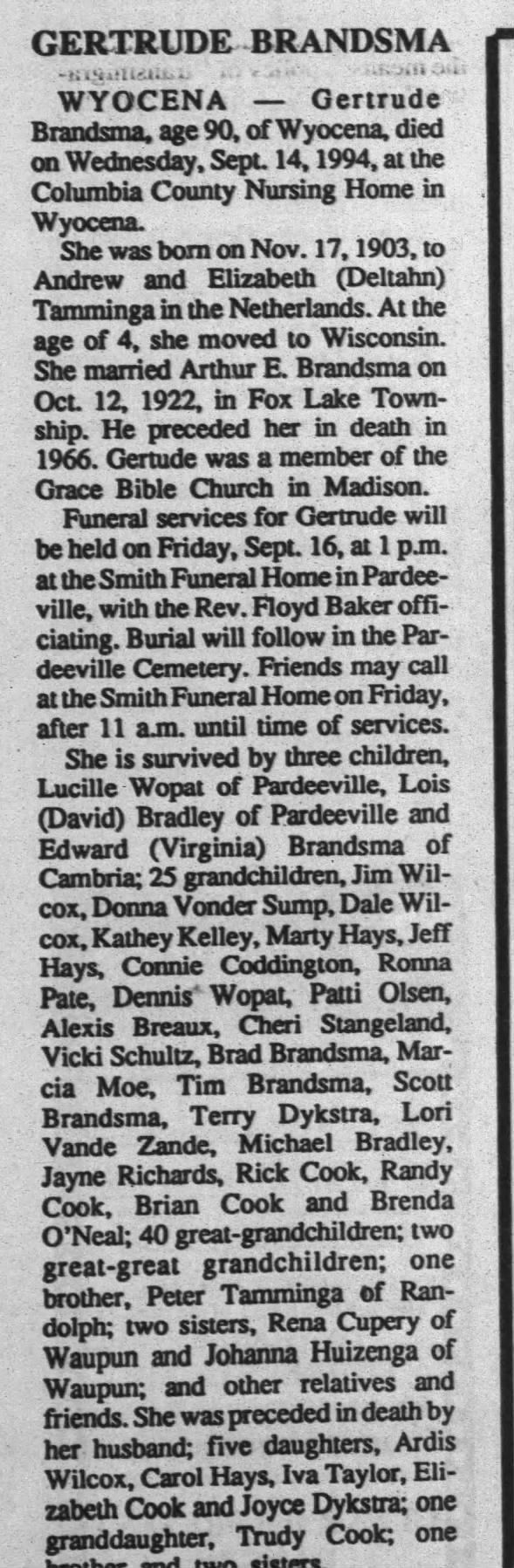 Clipping from Portage Daily Register